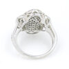 9ct White Gold Diamond Cluster Ring