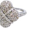 9ct White Gold Diamond Cluster Ring