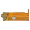 Antique 12 Inch Folding Wooden Rule With Compass And Levelling R. Nicholl