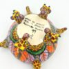 Ardmore Hand Painted Giraffe Bowl 1999