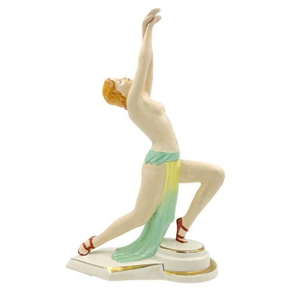 Art-deco-Czechoslovakia-figurine-of-dancing-lady-c1930 Art Deco Czechoslovakia Figurine Dancing Lady C1930