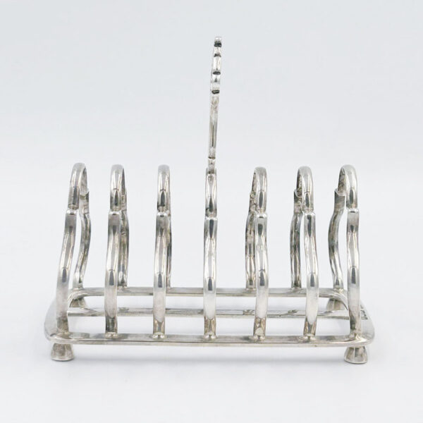 Hallmarked Silver Toast Rack London 1906 Goldsmiths Co