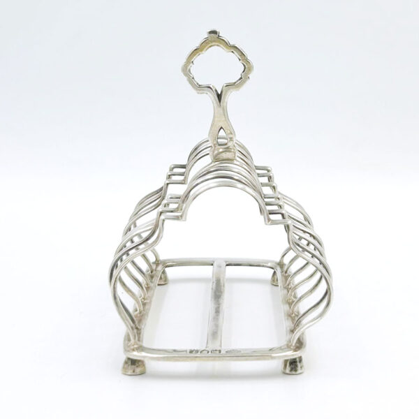 Hallmarked Silver Toast Rack London 1906 Goldsmiths Co