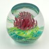 Caithness-Scotland-Caledonian-Thistle-Glass-Paperweight-2 Caithness Scotland Caledonian Thistle Glass Paperweight