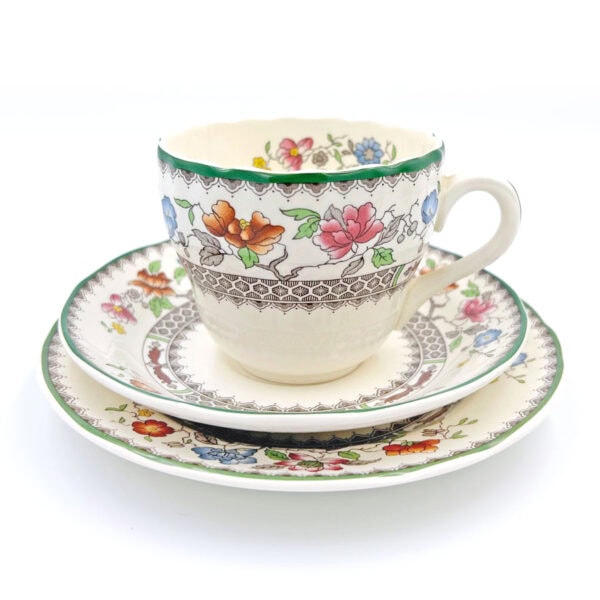 Copeland-Spode-Chinese-Rose-Pattern-Trio-1 Copeland Spode Chinese Rose Pattern Trio