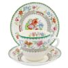 Copeland Spode Chinese Rose Tea Trio Original