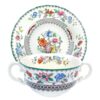 Copeland Spode Chinese Rose Soup Coupe and Saucer