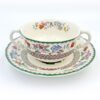 Copeland Spode Chinese Rose Soup Coupe and Saucer