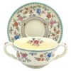 Copeland Spode Royal Jasmine Soup Coupe and Saucer