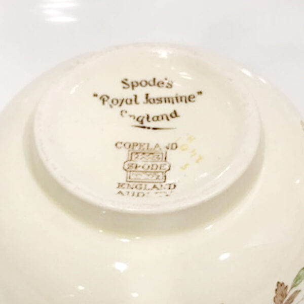 Copeland Spode Royal Jasmine Soup Coupe and Saucer