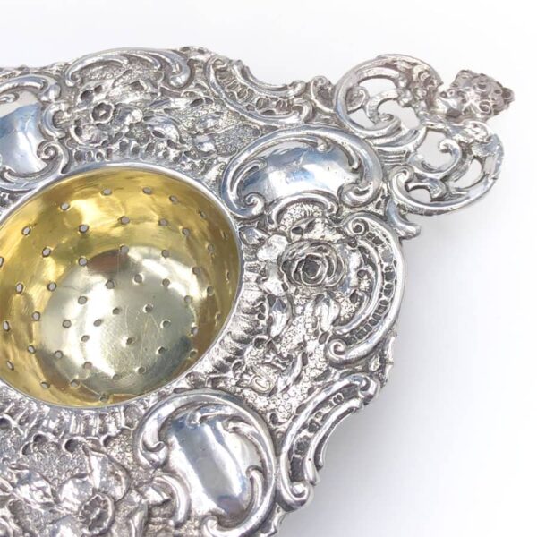 Dutch Silver Tea Strainer