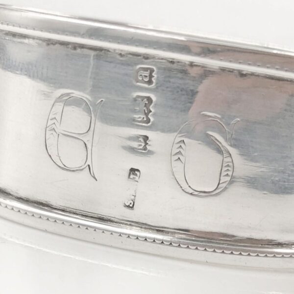 Hallmarked  Silver Birmingham 1900 Serviette Ring