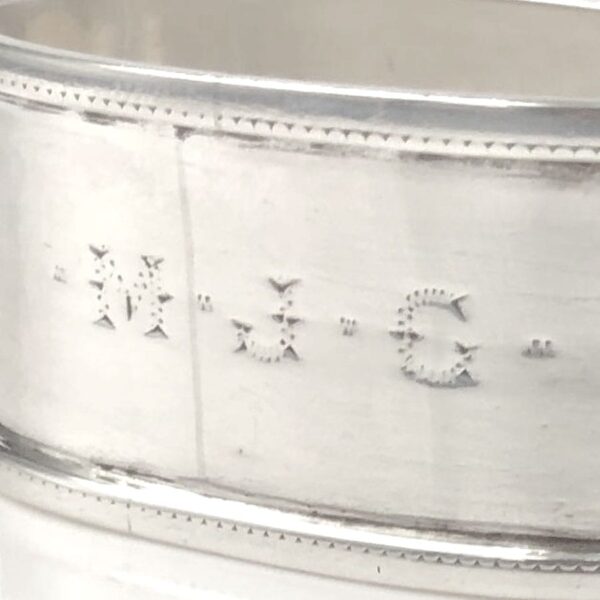 Hallmarked  Silver Birmingham 1900 Serviette Ring