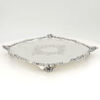Hallmarked-silver-salver-Edward-vIII-hawksworth-eyre-and-co-london-1901-4 Hallmarked Silver Salver Edward VIII Hawksworth Eyre and Co London 1901