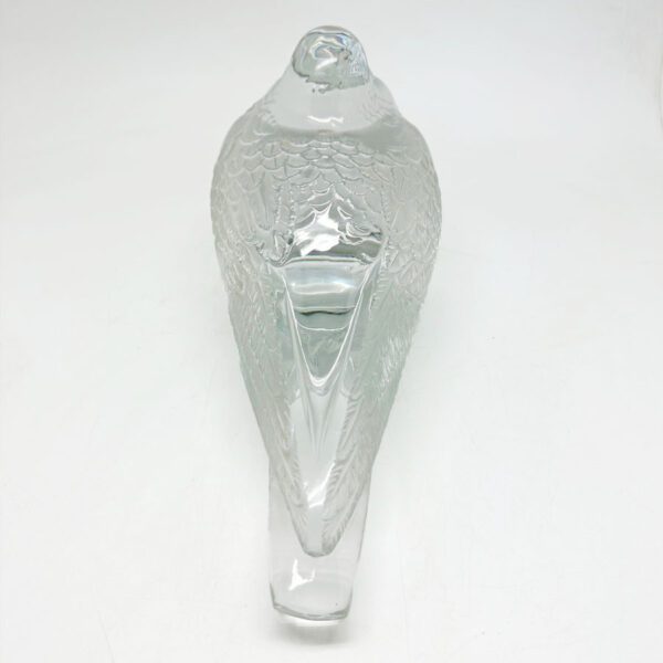 Lalique Pigeon Bruges Crystal Sculpture C1931