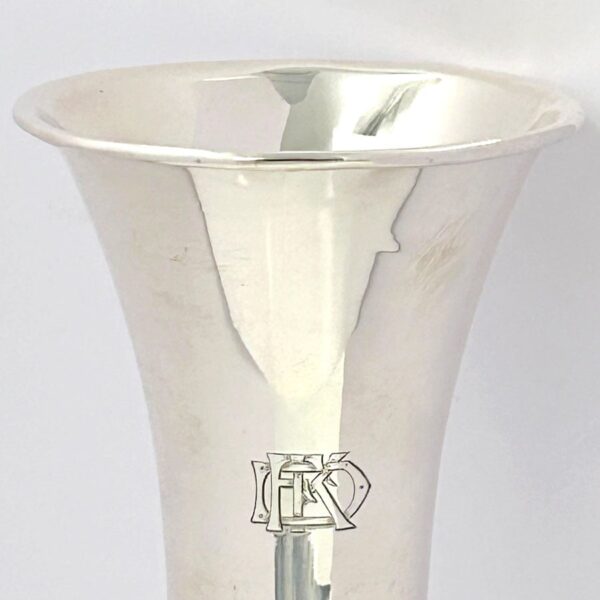 Large-German-silver-spill-vase-post-1894-2 Large German Silver Spill Vase Post 1894