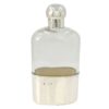 Large Hallmarked Silver And Glass Hip Flask London 1891