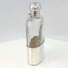 Large Hallmarked Silver And Glass Hip Flask London 1891