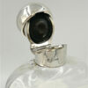 Large Hallmarked Silver And Glass Hip Flask London 1891