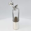 Large Hallmarked Silver And Glass Hip Flask London 1891
