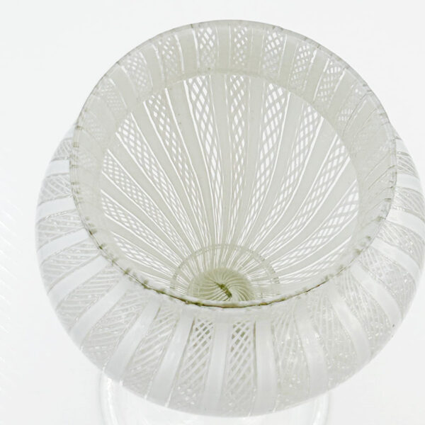 Murano-Venetian-three-bubble-glass-goblet-4 Murano Venetian Three Bubble Glass Goblet