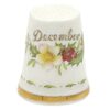 Royal Albert Flower Of The Month December Thimble