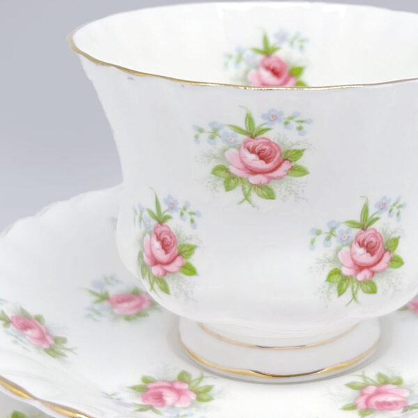 Royal Albert Forget Me Not Rose Tea Trio
