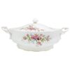 Royal Albert Moss Rose Vegetable Bowl and Cover