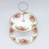 Royal Albert Old Country Roses Two Tier High Tea Cake Stand