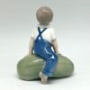 Royal Copenhagen Boy Sitting On Large Gourd 4539