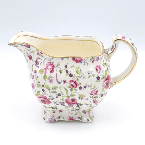 Royal Winton Pink Cabbage Rose Chintz Tea Milk Jug