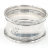 Sterling Silver Serviette Ring Monogramed  G