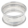 Sterling Silver Serviette Ring Monogramed  G