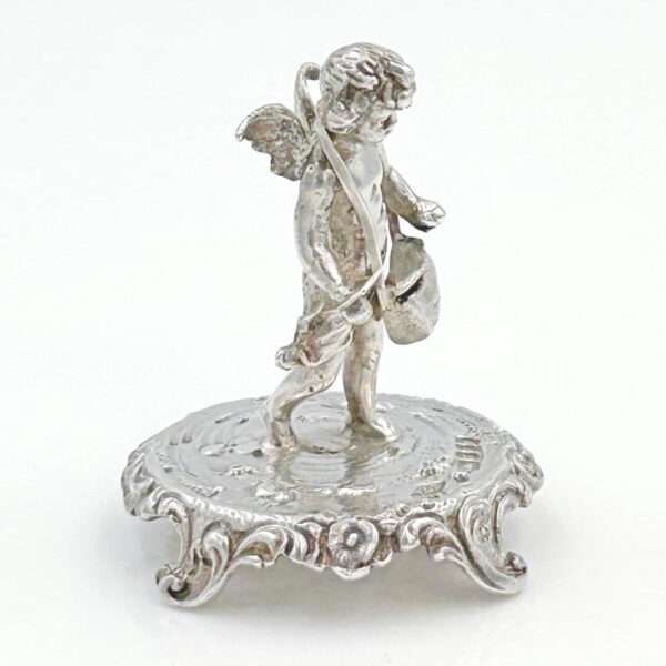 Hallmarked Silver Cherub With Wings London 1902