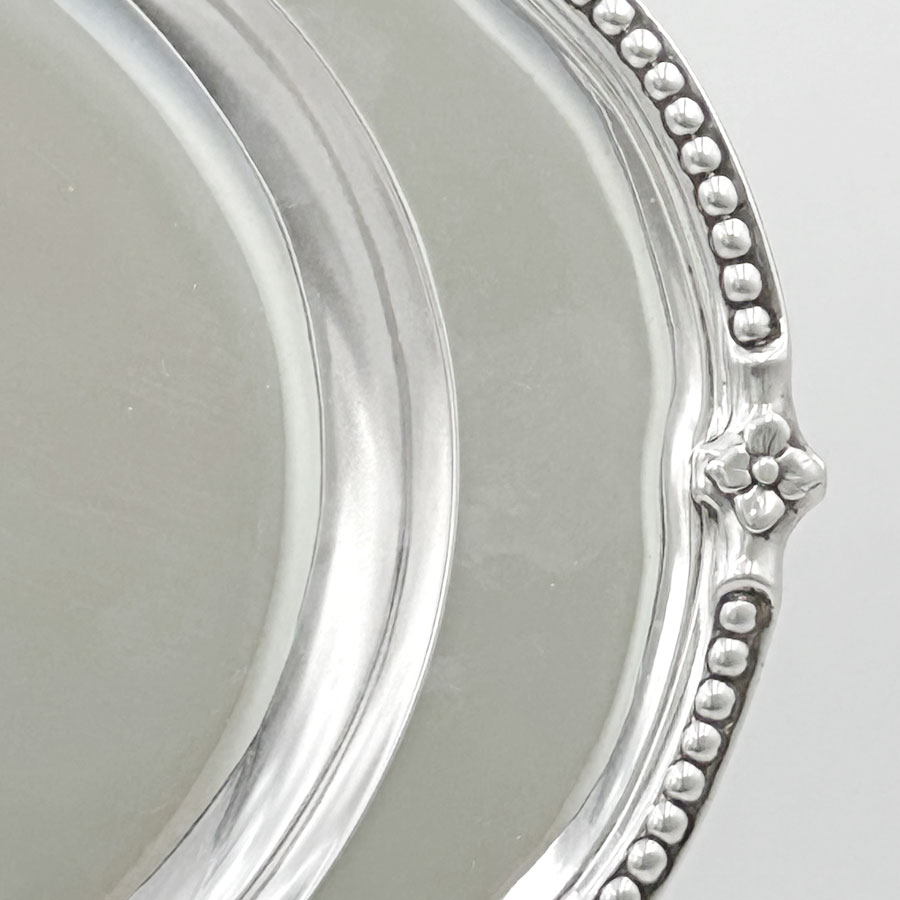 Hallmarked Silver Serving Platters London 1768 William Harrison