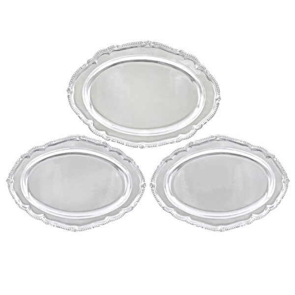 Hallmarked-Silver-Serving-Platters-London-1768-William-Harrison Hallmarked Silver Serving Platters London 1768 William Harrison