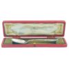 Hallmarked Silver Boxed Feeding Spoon Sheffield  1911