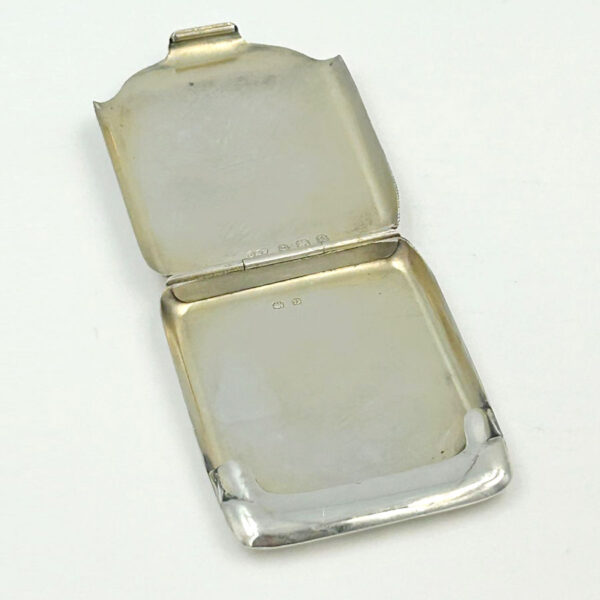 Hallmarked Union Castle Silver Saint Austell Match Holder Birmingham 1928