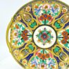 Noritake Japan Maruki Seal Gold Flowers and Birds Large Tea Cake Plate