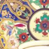 Noritake Japan Maruki Seal Gold Flowers and Birds Tea Trio