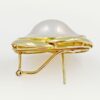 Pair 14ct Gold Mabé Pearl  Earrings