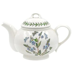 Portmeirion Botanic Garden Blue Floral  Butterfly Bachelor Tea Pot