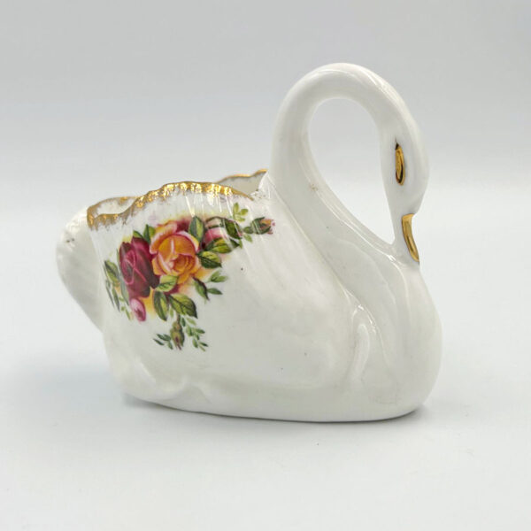 Royal Albert Old Country Roses Swan Vase