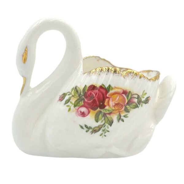 Royal Albert Old Country Roses Swan Vase