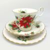 Royal Albert Poinsettia Tea Trio
