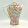 Shelley Rock Garden Coffee Pot Chintz