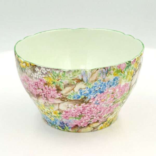 Shelley Rock Garden Coffee Sugar Bowl