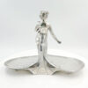 WMF Silvered Art Nouveau Maiden Card Tray C1910