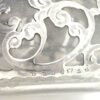 Art Nouveau Silver Overlayed Glass Miniature Perfume Bottle