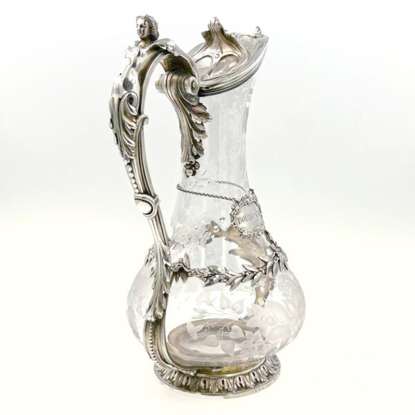 French-silver-claret-jug-by-Charles-Nicholas-Odiot-19th-11 French Silver Claret Jug By Charles Nicolass Odiot 19th